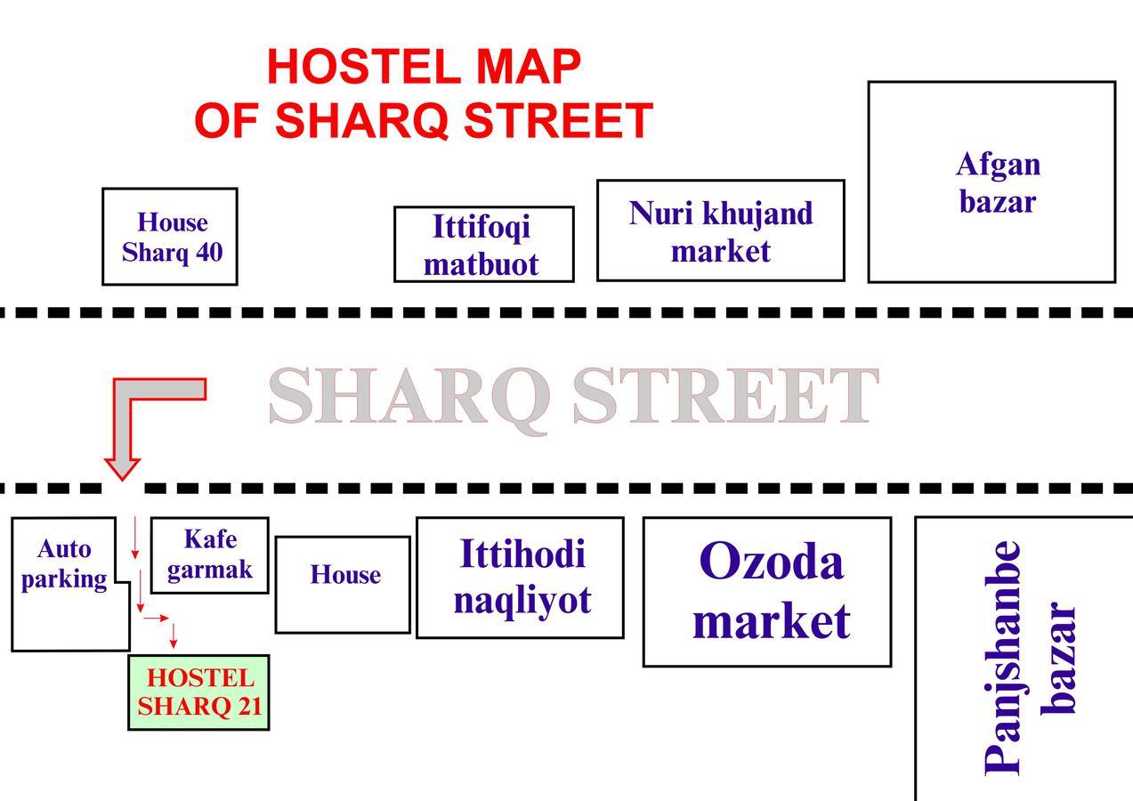 Гостевой дом Sharq 21 Худжанд Экстерьер фото